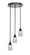 Empire Three Light Cluster Pendalier in Matte Black (200|2143-MB-3002)