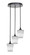 Empire Three Light Cluster Pendalier in Matte Black (200|2143-MB-4031)