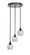 Empire Three Light Cluster Pendalier in Matte Black (200|2143-MB-4102)