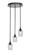 Empire Three Light Cluster Pendalier in Matte Black (200|2143-MB-4250)