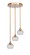 Empire Three Light Cluster Pendalier in New Age Brass (200|2143-NAB-202)
