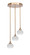 Empire Three Light Cluster Pendalier in New Age Brass (200|2143-NAB-212)