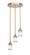 Empire Three Light Cluster Pendalier in New Age Brass (200|2143-NAB-3009)