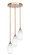 Empire Three Light Cluster Pendalier in New Age Brass (200|2143-NAB-4041)