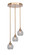 Empire Three Light Cluster Pendalier in New Age Brass (200|2143-NAB-4100)