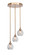 Empire Three Light Cluster Pendalier in New Age Brass (200|2143-NAB-4102)