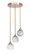 Empire Three Light Cluster Pendalier in New Age Brass (200|2143-NAB-4109)
