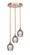 Empire Three Light Cluster Pendalier in New Age Brass (200|2143-NAB-4902)