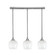 Any Three Light Linear Pendalier in Brushed Nickel (200|25-BN-4811)