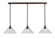 Stem Three Light Linear Pendalier in Dark Granite (200|36-DG-2122)