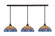 Stem Three Light Linear Pendalier in Dark Granite (200|48-DG-935)