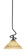 Capri One Light Mini Pendant in Dark Granite (200|901-DG-7182)