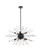 Sienna Ten Light Pendant in black (173|2502D32BK)