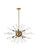 Sienna Ten Light Pendant in Gold (173|2502D32SG)