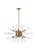 Sienna Ten Light Pendant in gold (173|2502D32SG)