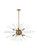 Sienna Ten Light Pendant in Gold (173|2502D36SG)