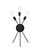 Lucca Three Light Bath Sconce in black (173|LD640W10BK)