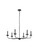 Cohen Six Light Pendant in black (173|LD812D36BK)