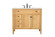 Park Avenue Single Bathroom Vanity in natural wood (173|VF12540NW)