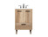 Baldwin Single Bathroom Vanity in natural oak (173|VF47024NT)