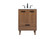 Baldwin Single Bathroom Vanity in Walnut Brown (173|VF47024WB)