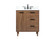 Baldwin Single Bathroom Vanity in walnut brown (173|VF47030WB-BS)