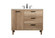 Baldwin Single Bathroom Vanity in natural oak (173|VF47042NT)