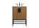 Eugene Single Bathroom Vanity in Walnut Brown (173|VF48824WB)