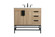 Eugene Single Bathroom Vanity in mango wood (173|VF48836MW)