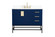 Eugene Single Bathroom Vanity in Blue (173|VF48842MBL-BS)