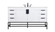 Eugene Single Bathroom Vanity in White (173|VF48860MWH)