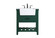 Clement Single Bathroom Vanity in green (173|VF60130GN)