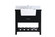 Clement Single Bathroom Vanity in black (173|VF60136BK-BS)