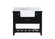 Clement Single Bathroom Vanity in black (173|VF60142BK-BS)