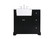 Franklin Single Bathroom Vanity in black (173|VF60236BK)