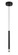 Wand LED Mini Pendant in Brushed Nickel and Coal Highlights (42|P5409-691-L)