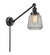 Franklin Restoration LED Swing Arm Lamp in Matte Black (405|237-BK-G142-LED)