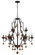 Colonial Charm Nine Light Chandelier in Old World Bronze w/Walnut (7|2669-723)
