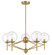 Auresa Five Light Pendant in Soft Brass (7|2795-695)