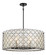 Sheer Elegance Six Light Pendant in Coal (7|2866-66A)