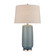 Dawlish Bay One Light Table Lamp in Blue Glazed (45|S0019-9484)