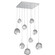 Gem LED Pendant in Classic Silver (404|CHB0039-09-CS-S-C01-L3)
