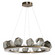 Gem LED Chandelier in Graphite (404|CHB0039-0C-GP-B-CA1-L3)