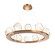 Gem LED Chandelier in Novel Brass (404|CHB0039-0C-NB-A-CA1-L3)