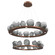 Gem LED Chandelier in Burnished Bronze (404|CHB0039-2B-BB-S-CA1-L3)