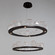 Gem LED Chandelier in Graphite (404|CHB0039-2B-GP-B-CA1-L1)