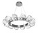 Gem LED Lantern in Classic Silver (404|CHB0039-36-CS-C-CA1-L3)