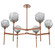 Gem LED Chandelier in Burnished Bronze (404|CHB0039-39-BB-S-001-L3)