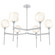 Gem LED Chandelier in Classic Silver (404|CHB0039-39-CS-A-001-L1)