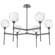 Gem LED Chandelier in Graphite (404|CHB0039-39-GP-C-001-L3)